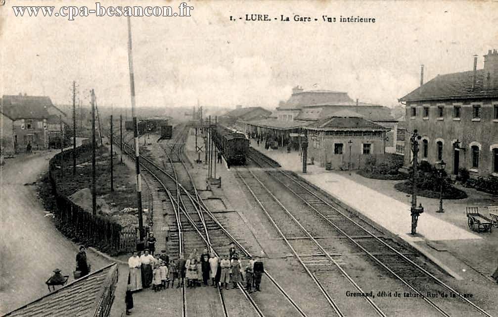 1. - LURE. - La Gare - Vue intérieure